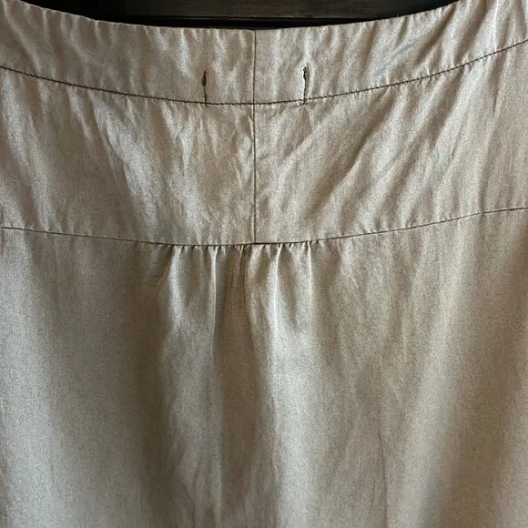 CP SHADES Sz S sage green cotton/silk tee - Picture 3 of 5